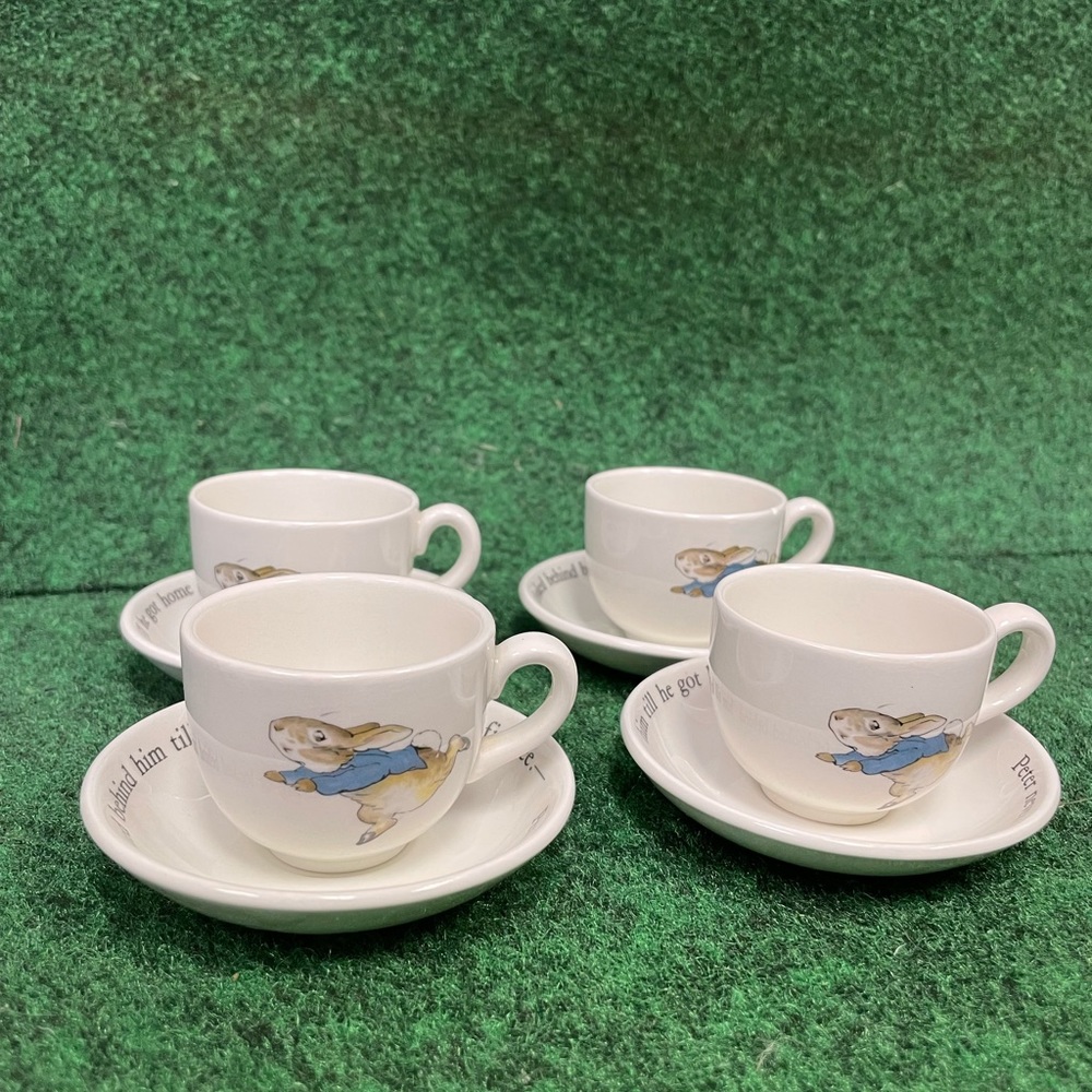 RARE Vintage Tea Set - Original Wedgewood Peter Rabbit Tea Set 12 pieces - Picture 12 of 13